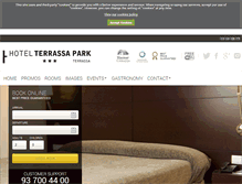 Tablet Screenshot of hotelterrassapark.com